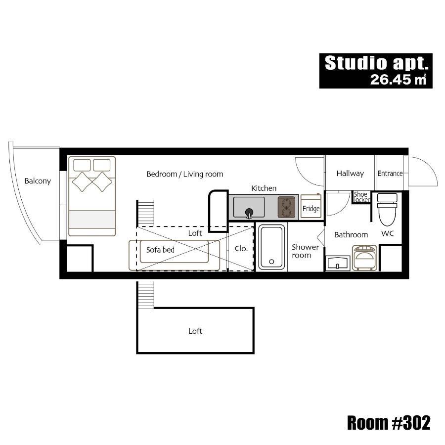Ouchi Hotel Higashi-Hiratsuka #302 广岛 外观 照片